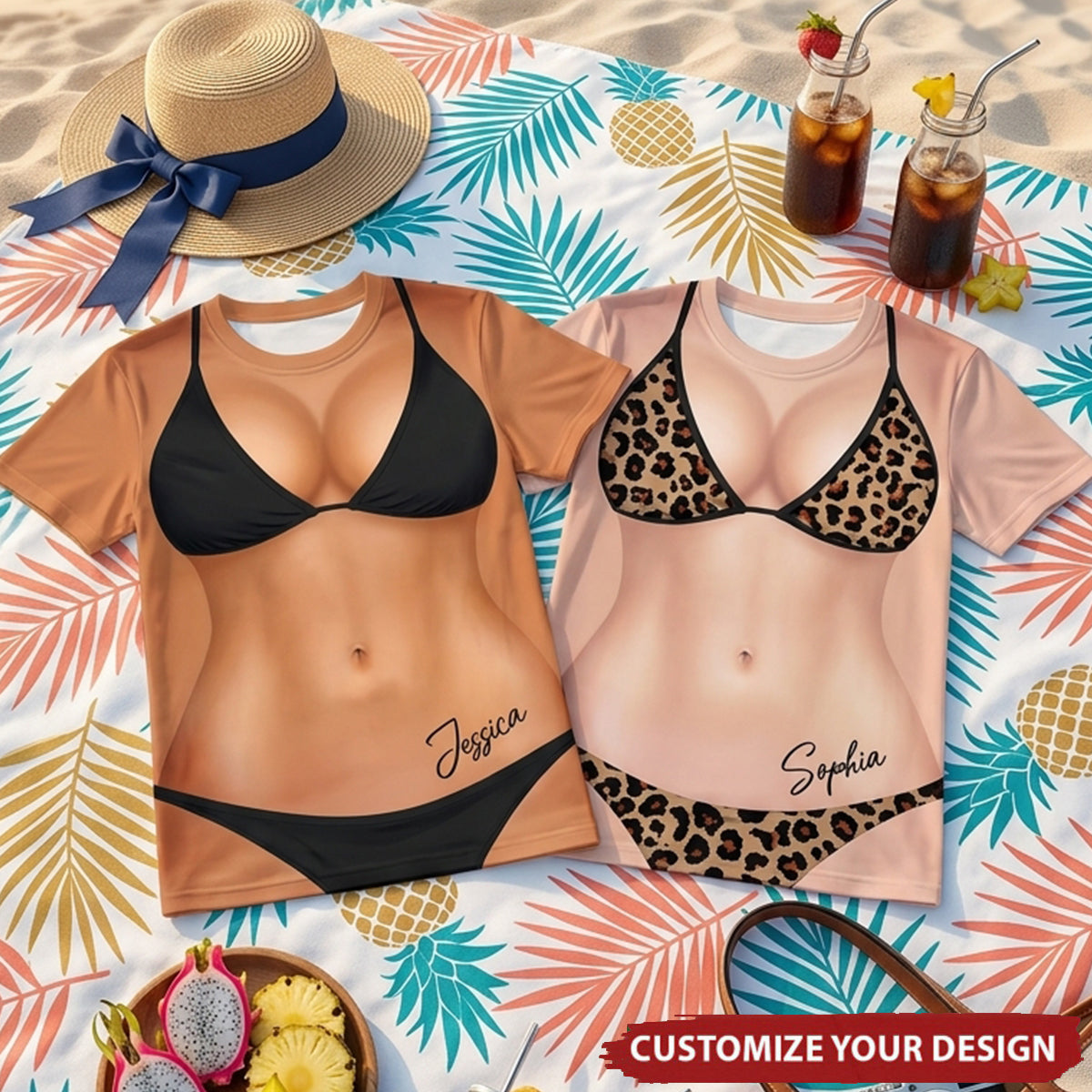 3D Sexy Body Bikini Summer - Personalized Full Print T Shirt