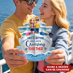 Cruising Partners Forever - Personalized Acrylic Magnet