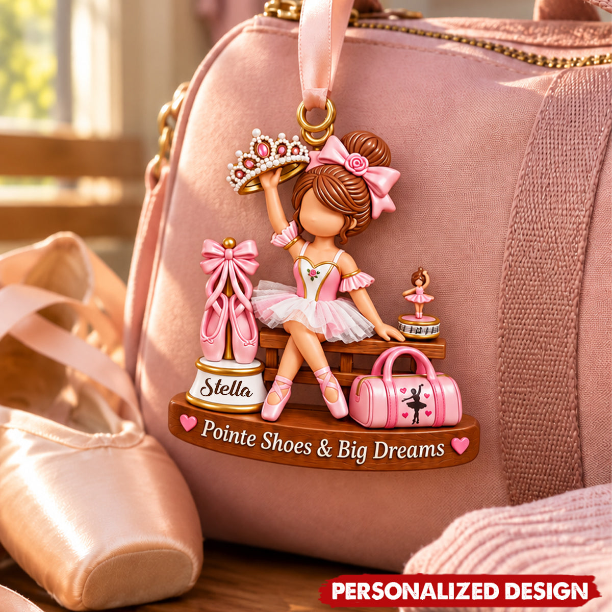 Personalized Acrylic Ballet Ornament, Gift For Ballet Lovers
