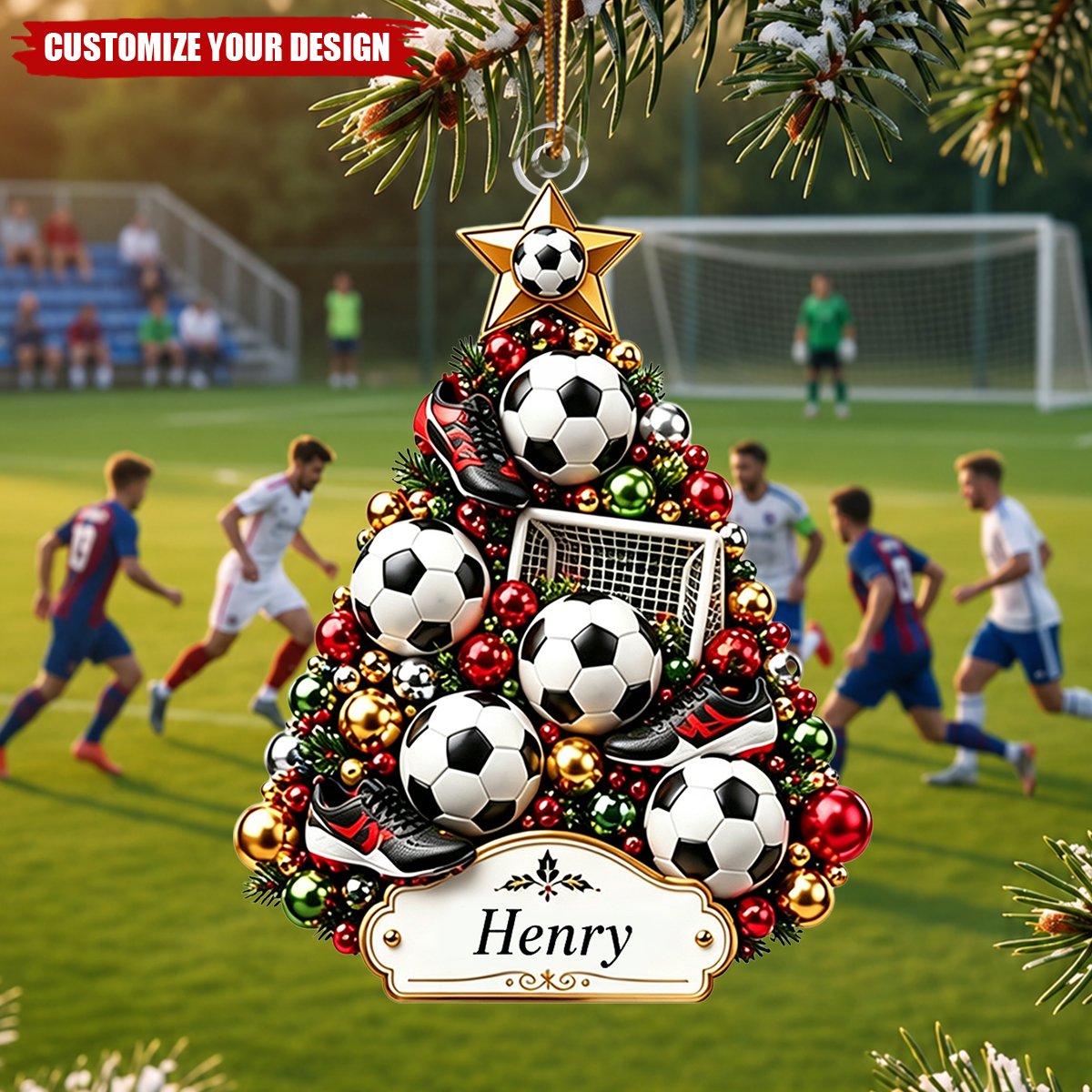 Personalized Multi‑Sport Acrylic Ornament, Gift for Athletes & Sports Fans