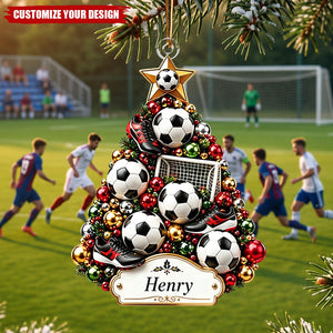 Personalized Multi‑Sport Acrylic Ornament, Gift for Athletes & Sports Fans