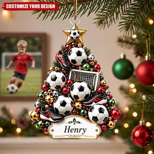 Personalized Multi‑Sport Acrylic Ornament, Gift for Athletes & Sports Fans