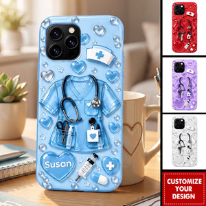 Personalized Nurse Phone Case, RN LPN Nurse Graduation Gift