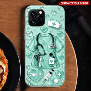Personalized Nurse Phone Case, RN LPN Nurse Graduation Gift