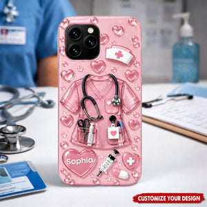 Personalized Nurse Phone Case, RN LPN Nurse Graduation Gift