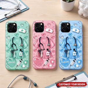 Personalized Nurse Phone Case, RN LPN Nurse Graduation Gift