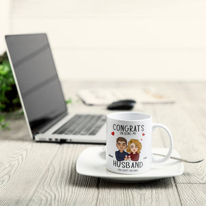 Congrats On Being My Husband - Personalized Mug