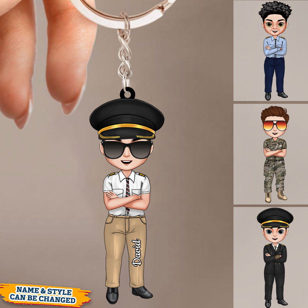 I'm An Airplane Pilot , Pilot Keychain Gift