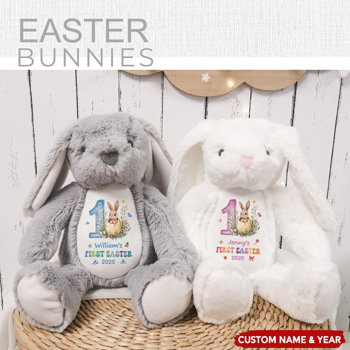 Baby's First Easter - Personalized Teddy, Baby Easter Keepsakes