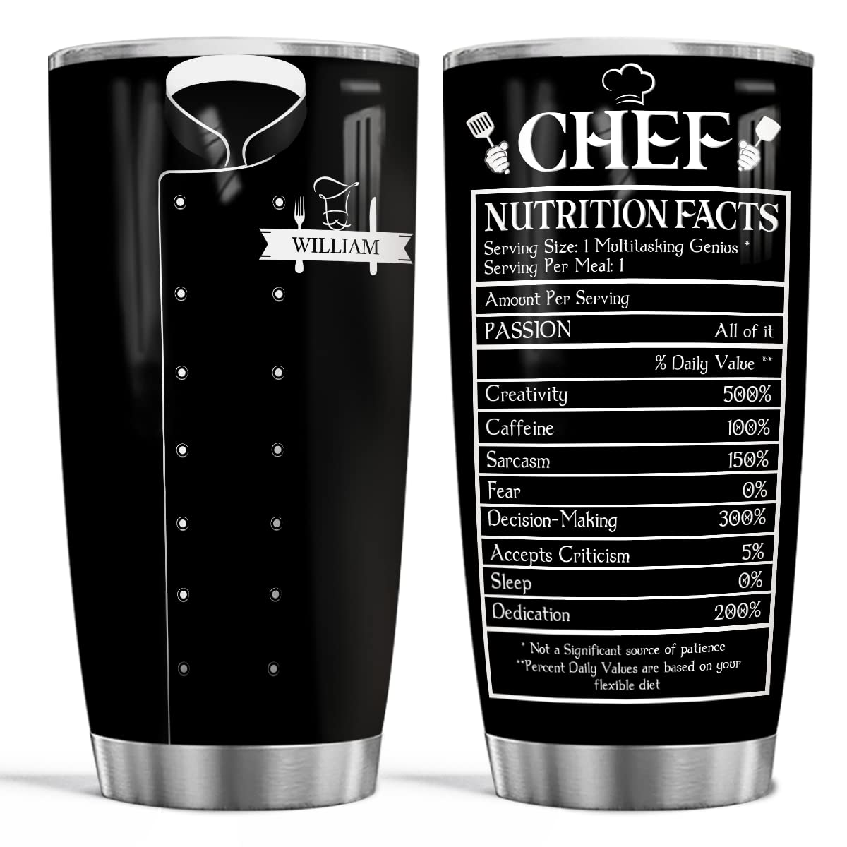 Personalized Chef Gifts For Women Men Chef Tumbler