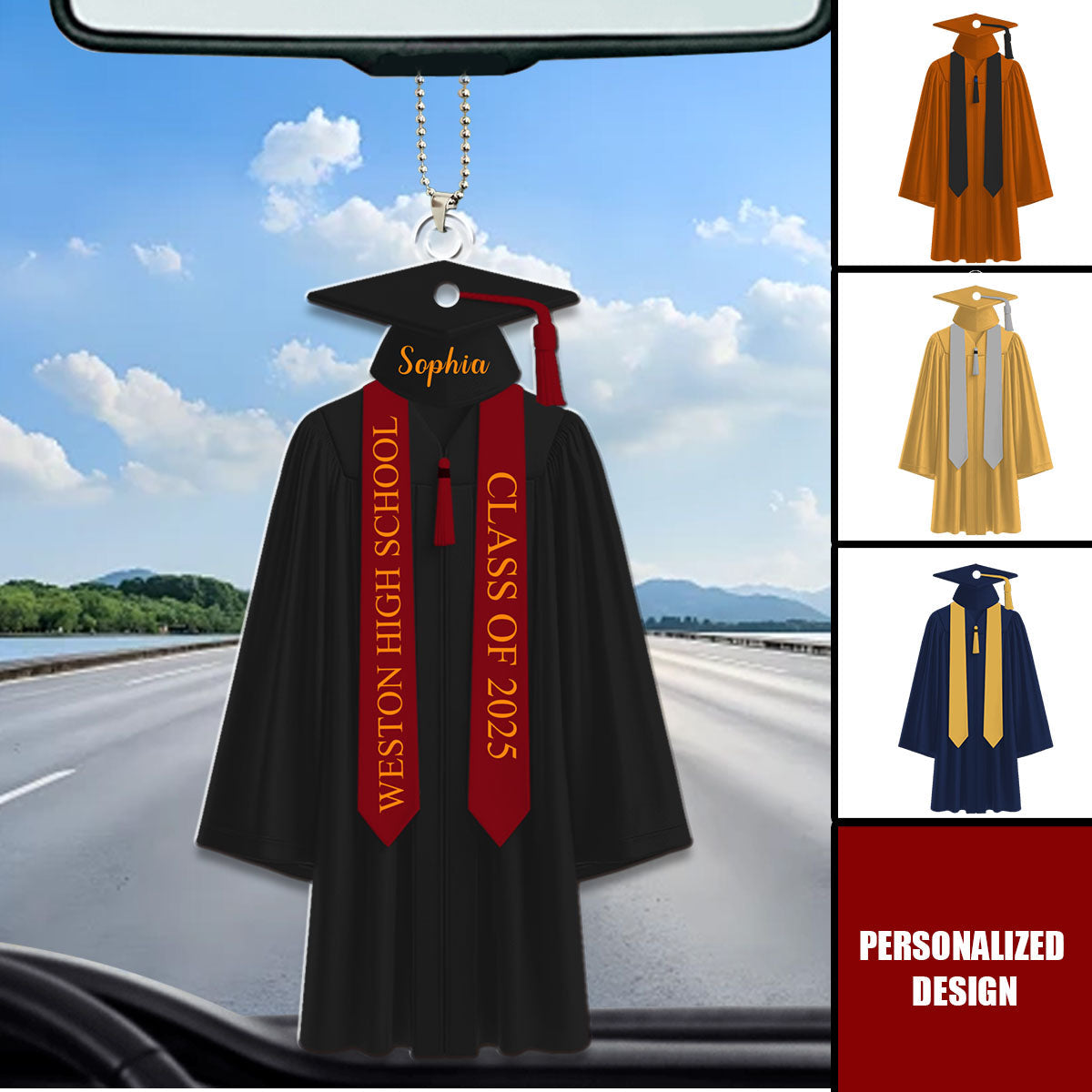 Personalized Graduation Ornament, 2025 College Graduation, School Graduation Ornament Gift