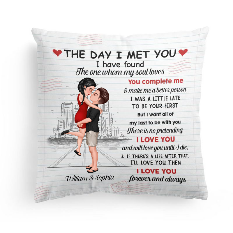 I Love You Forever And Always - Doll Couple Personalized Pillow