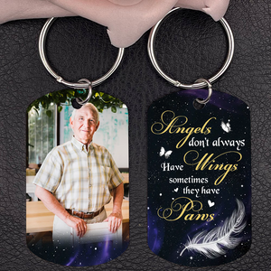 Custom Personalized Memorial Photo Keychain - Memorial Gift Idea - If Love Could Have Saved You You Would Have Lived Forever