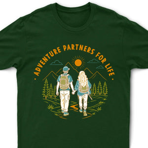 Vintage Adventure Partners For Life - Personalized T Shirt