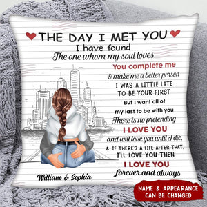 I Love You Forever And Always - Personalized Pillow