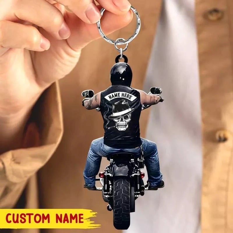 Biker Vr3 Personalized Acrylic Keychain