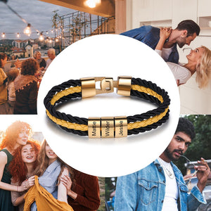 Men of Sports Style Braided Bracelet