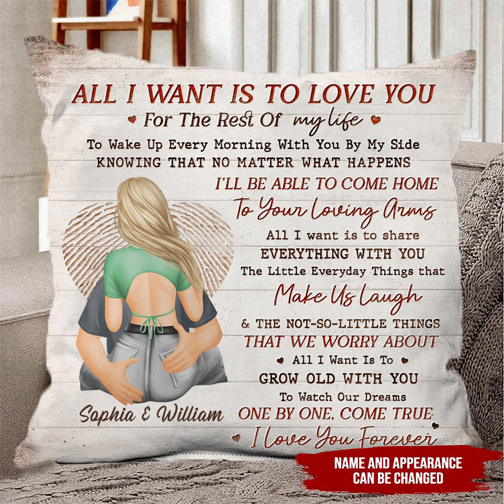 Custom Personalized Couple Pillow Cover - Gift Idea For Couple/Valentines Day - The Day I Met You I Have Found The One Whom My Soul Loves