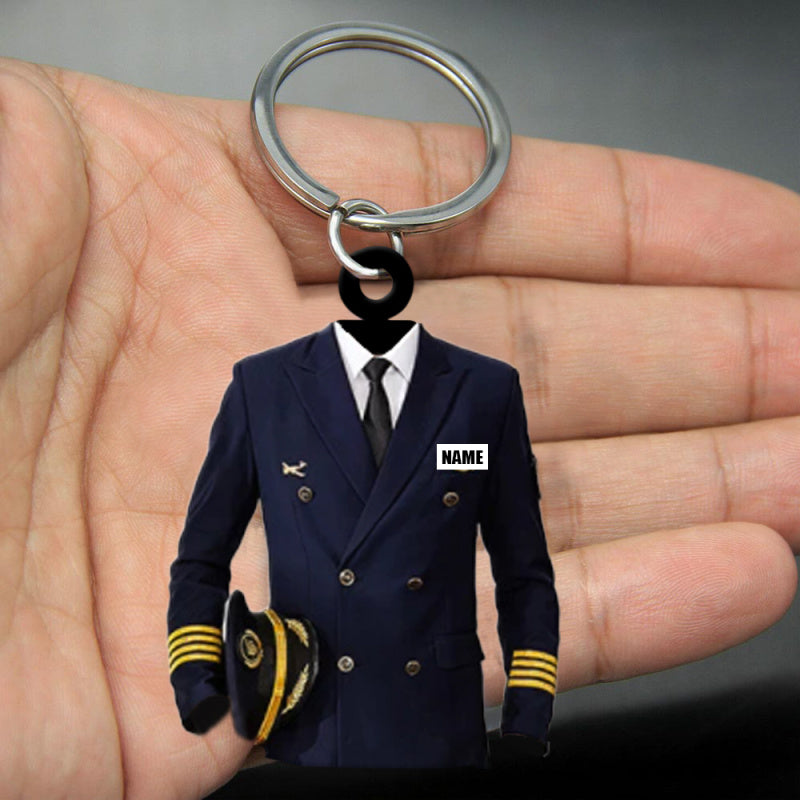 Captain customized Acrylic Keychain