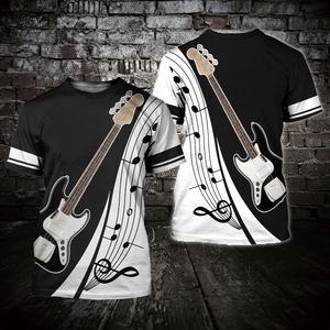 Bass Guitar - Personalized Name 3D T-shirt