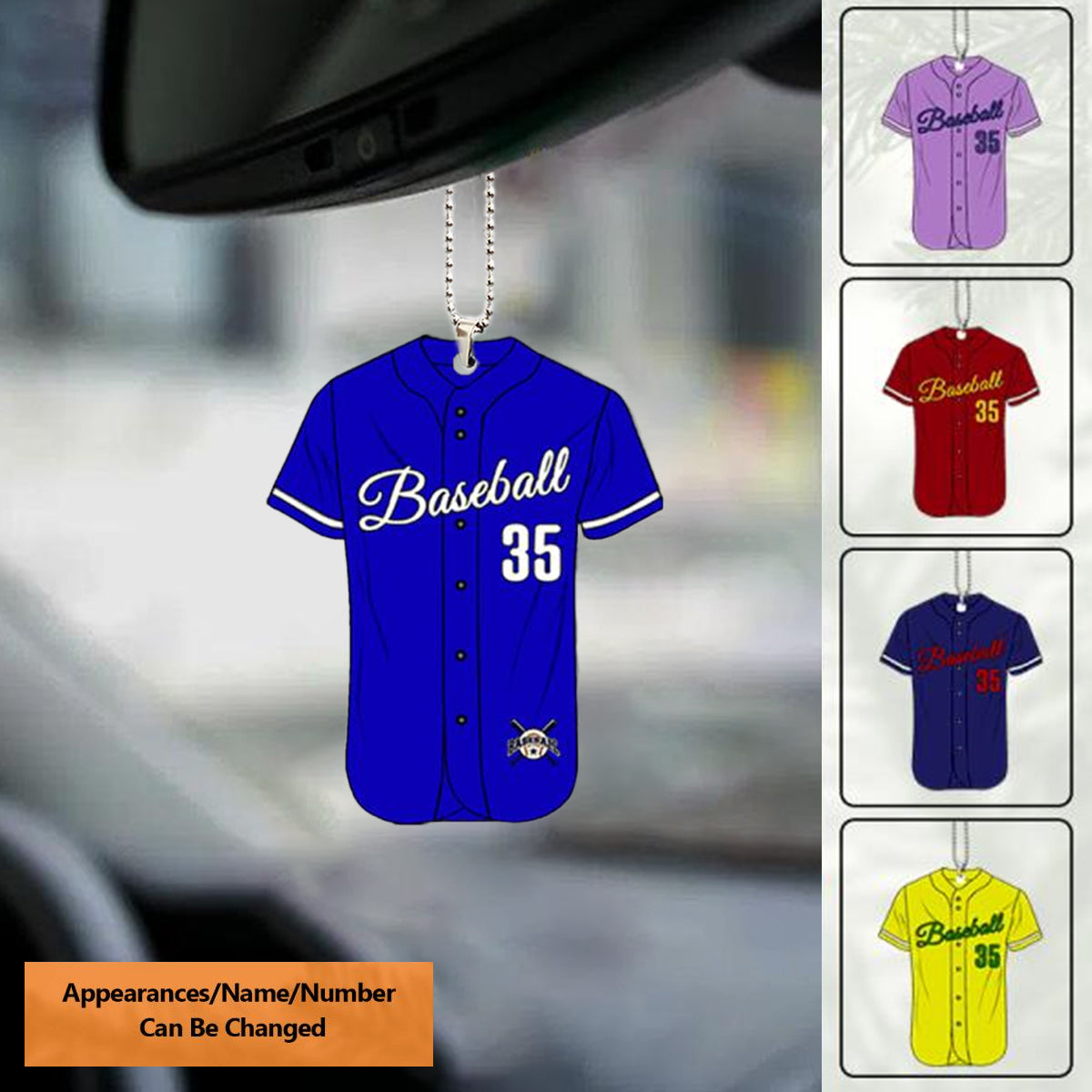 Personalized Name&Number Baseball Clothing Ornament
