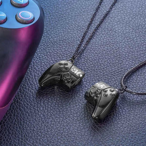 Personalized Magnetic Gamer Matching Necklace Set