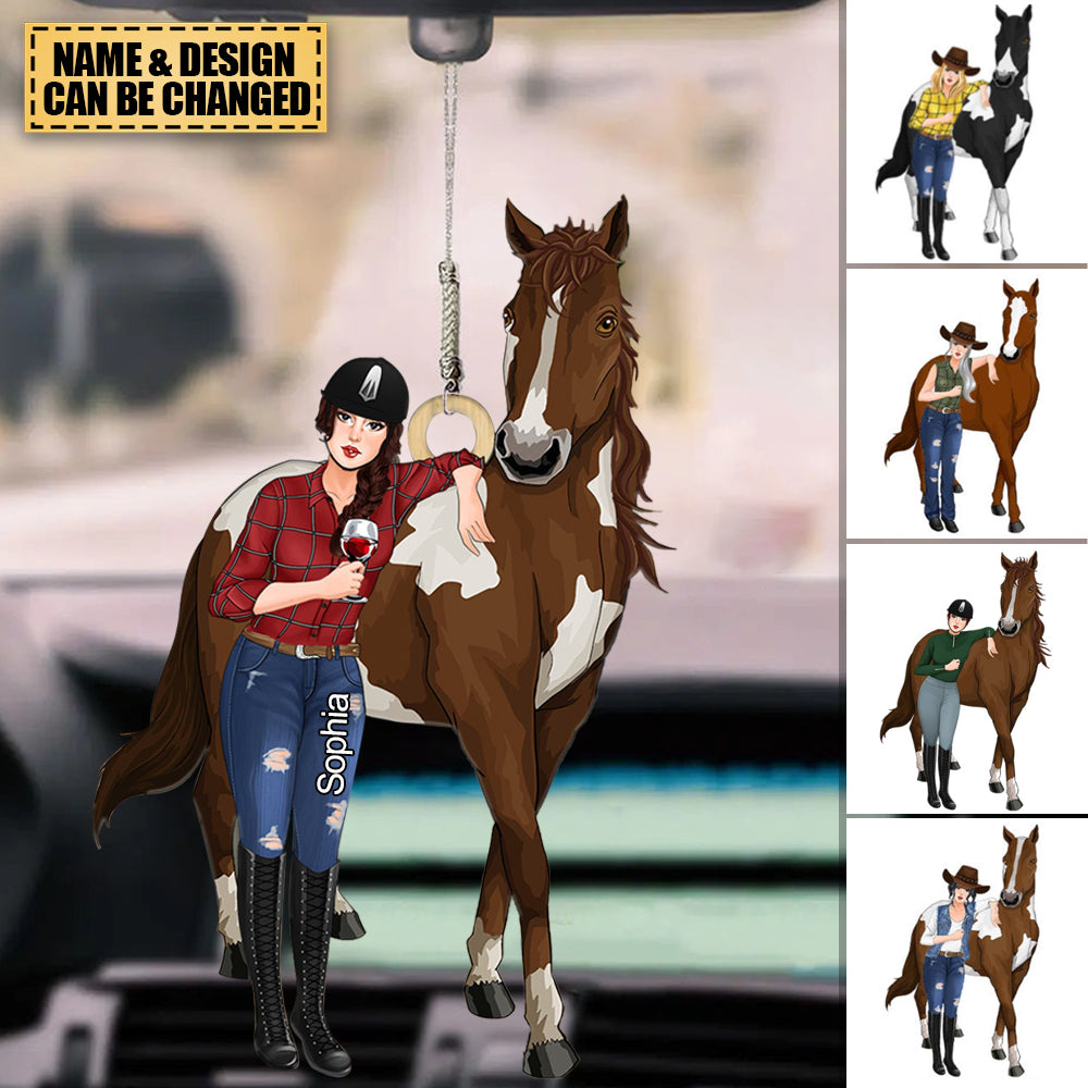 Equestrian Horse Lover Personalized Ornament