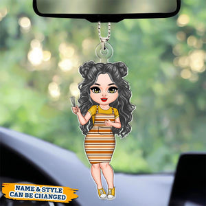 I Love Baking - Personalized Custom Car Ornament - Perfect Gift For Baker, Baking Lover