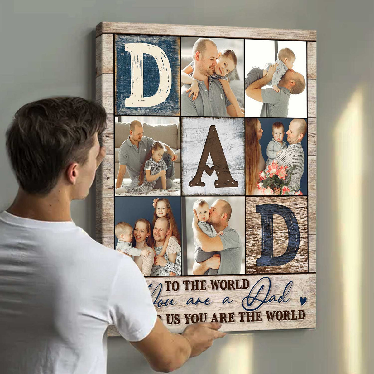 Dad Photo Collage Photo, Personalized Gifts For Dad, Best Father’s Day Gifts