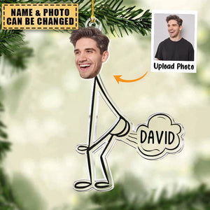 World's Greatest Farter - Personalized Acrylic Photo Ornament