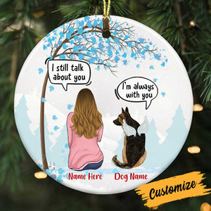 Personalized Dog Memo Christmas Watching Benelux Ornament OB252 81O34
