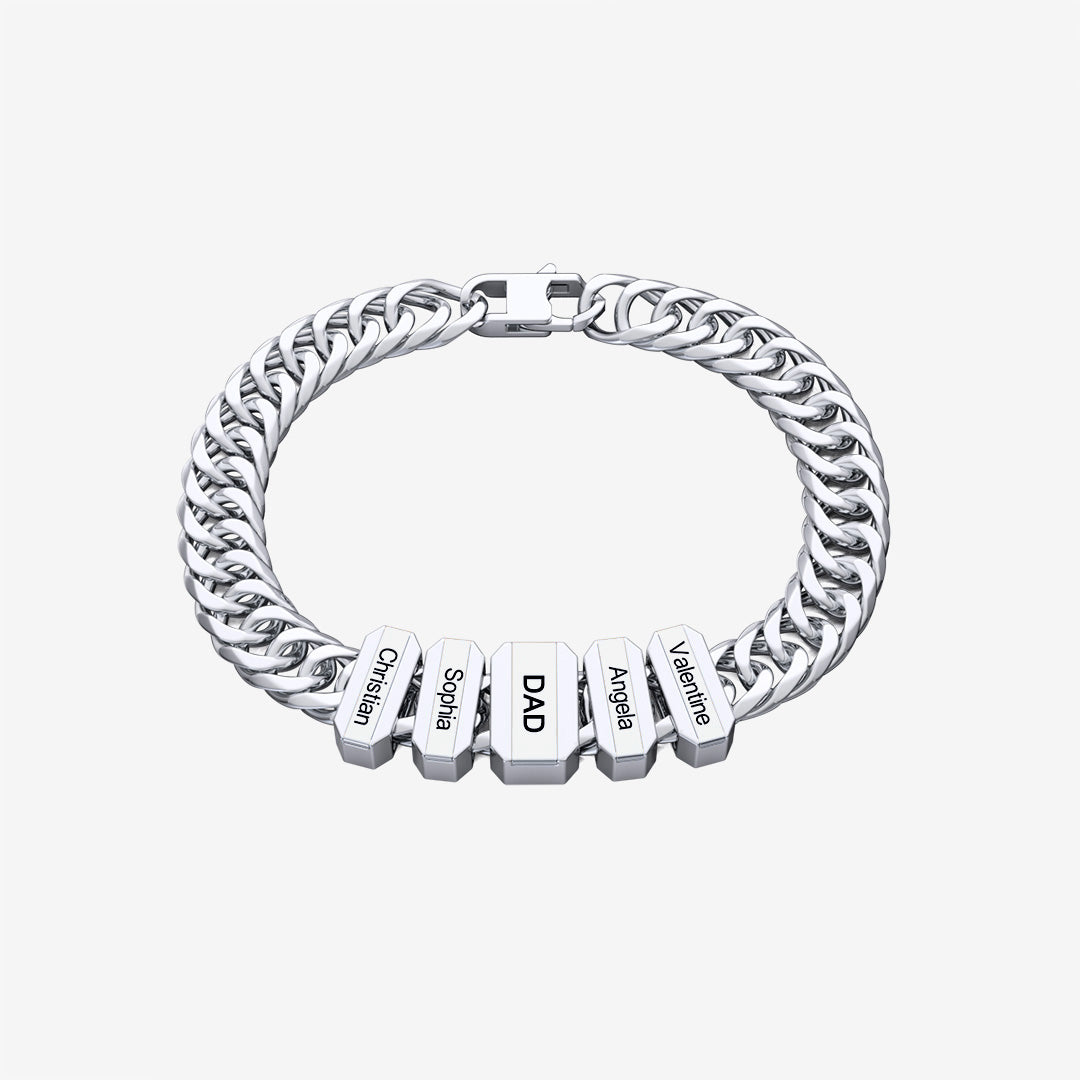 Father's Day Gifts Family Cuba Men's Bracelet With Beads