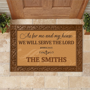 Personalized Family Doormat