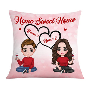 Personalized Couple Icon Pillowcase