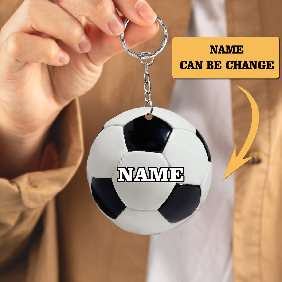 BALL KEYCHAIN, CUSTOM SHAPED FLAT KEYCHAIN, GIFT FOR BALL LOVERS