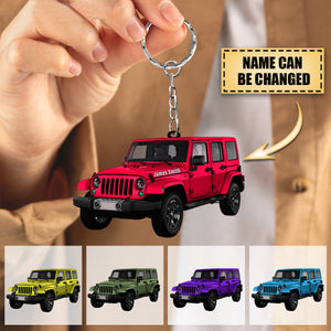 Personalized Suvs Acrylic Keychain