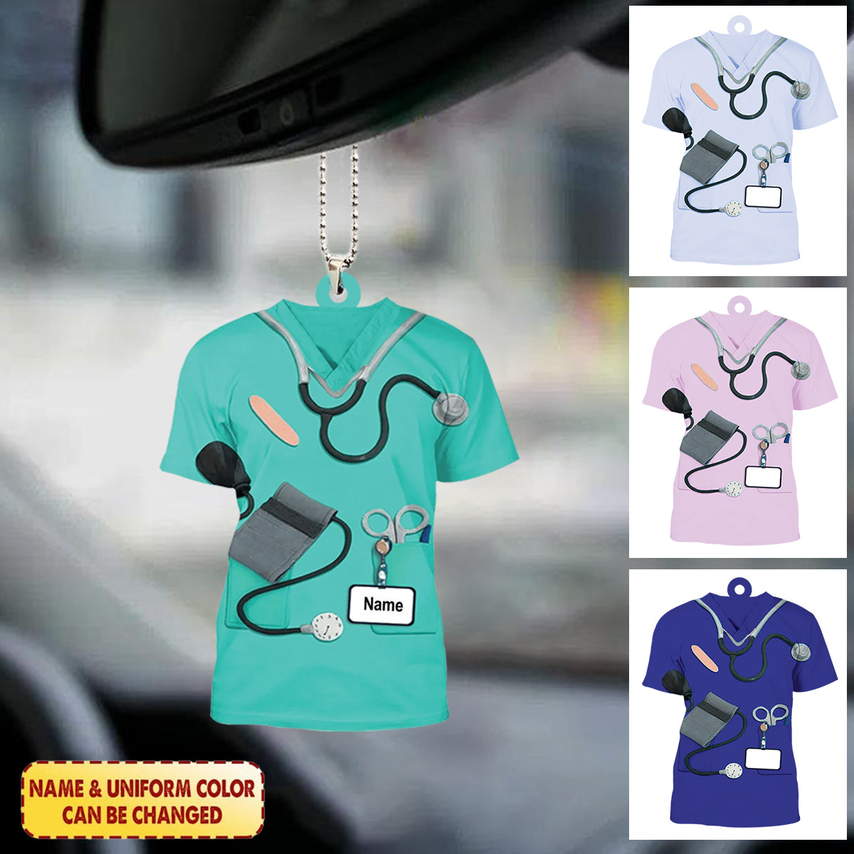 Personalized Nurse Scrubs - Gift for nurse Acrylic  Ornament