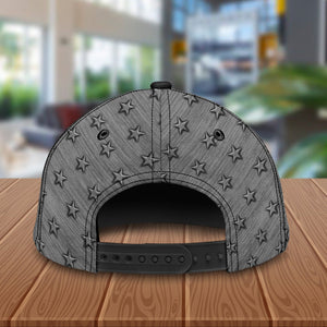 Camping My Happy Place Gray Personalized Classic Cap - CP224PS07