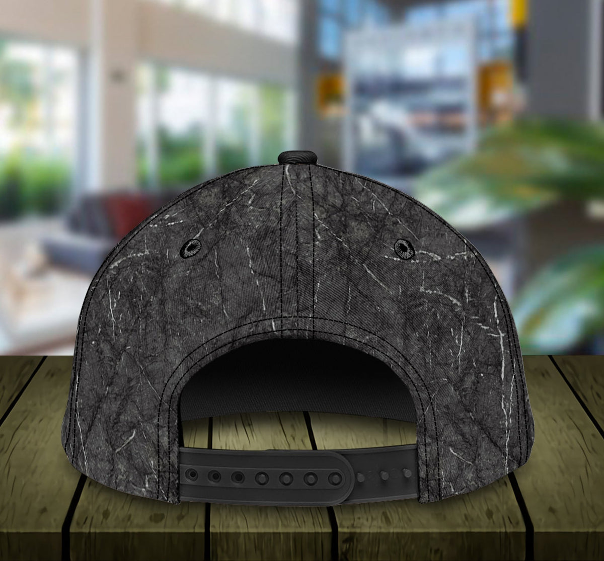 Motorcycle Black Red Personalized Cap