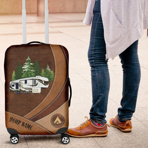 Camping Personalized Luggage Cover - LC003PS11