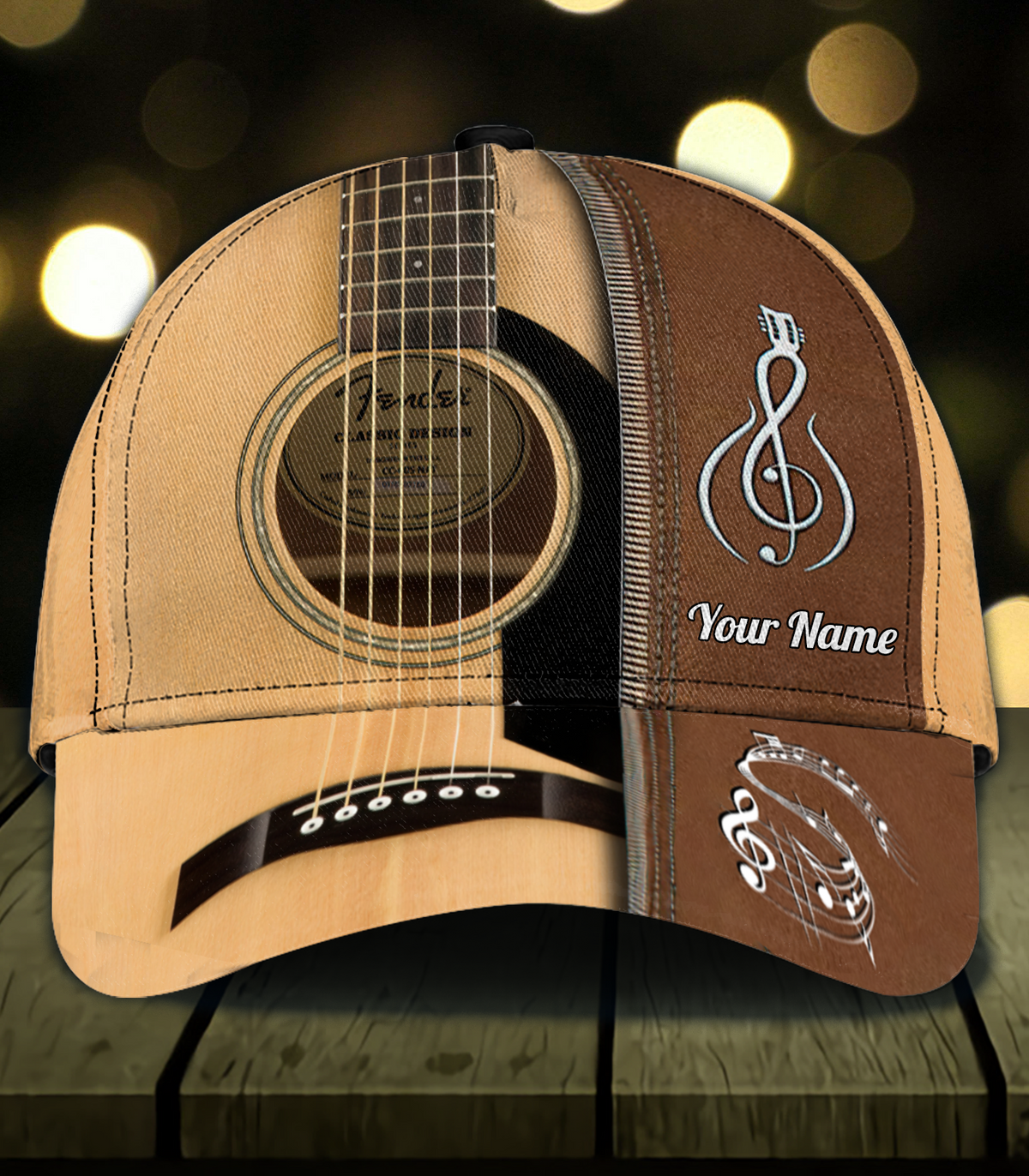 Guitar Personalized Classic Cap
