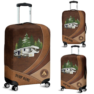 Camping Personalized Luggage Cover - LC003PS11