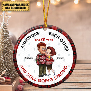 Grow Old With Me The Best Is Yet To Be - Personalized Ceramic Ornament
