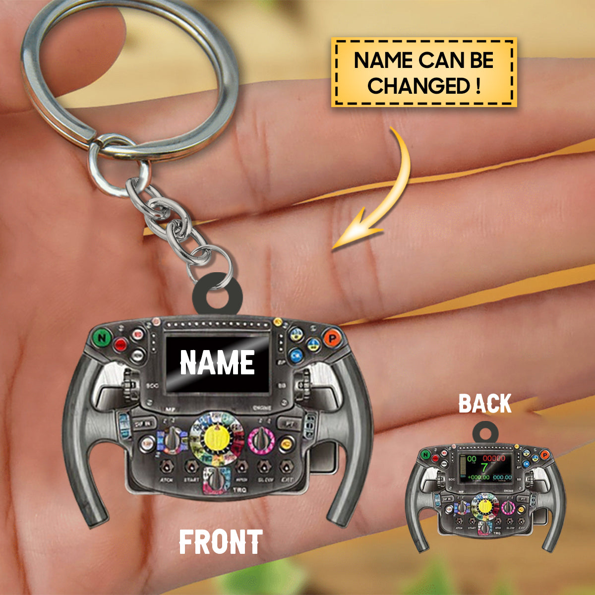 Racing Lovers Keychain, Car Lover Gift, Racing Gift