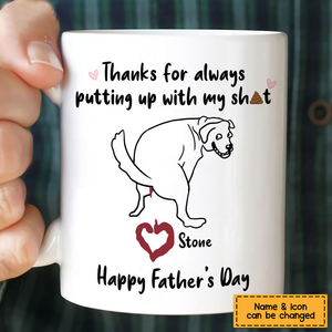 Personalized Gift For Dog Dad Mug 24683