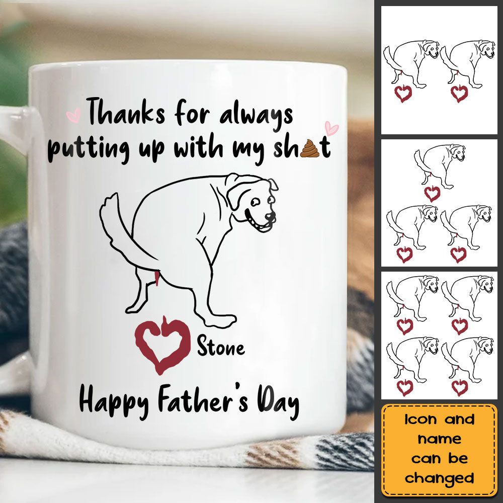 Personalized Gift For Dog Dad Mug 24683