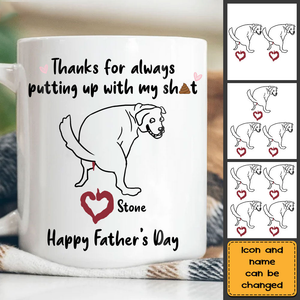 Personalized Gift For Dog Dad Mug 24683