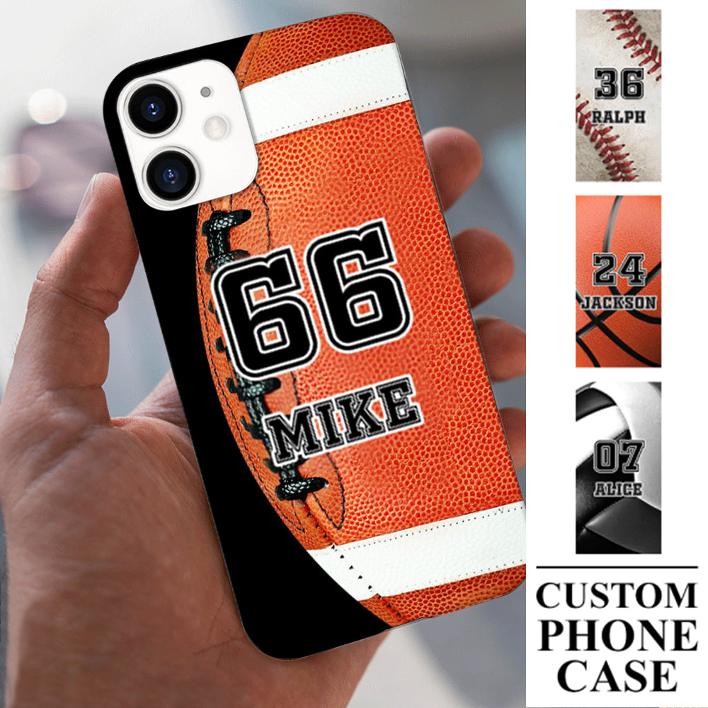 Personalized Balls Custom Name&Number Phone Case