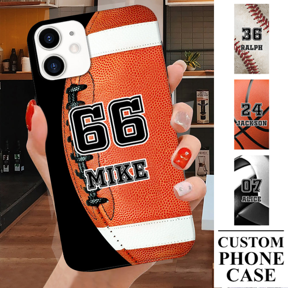Personalized Balls Custom Name&Number Phone Case