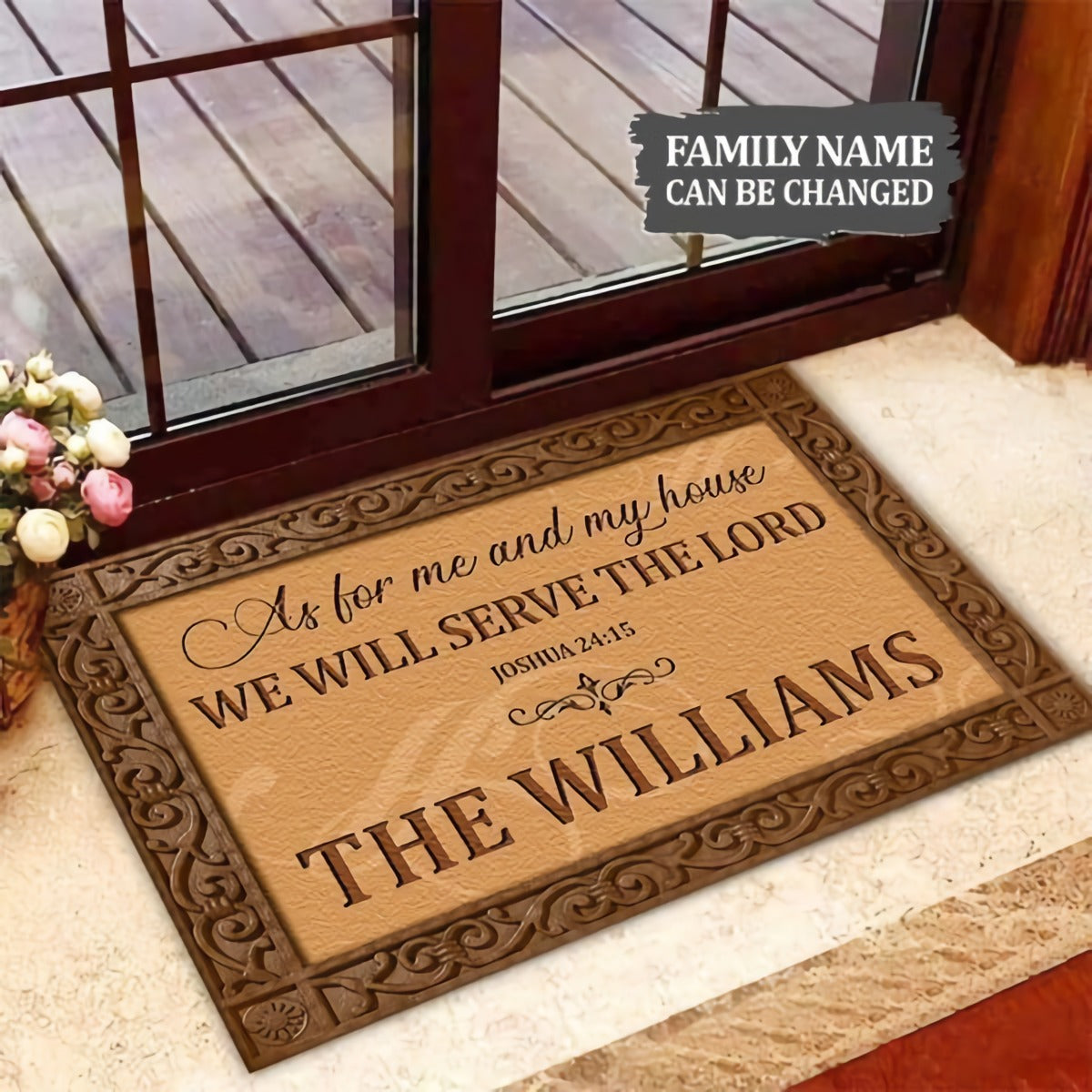 Personalized Family Doormat